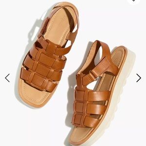 Madewell The Fisherman Flatform Sandal Size 6H - M